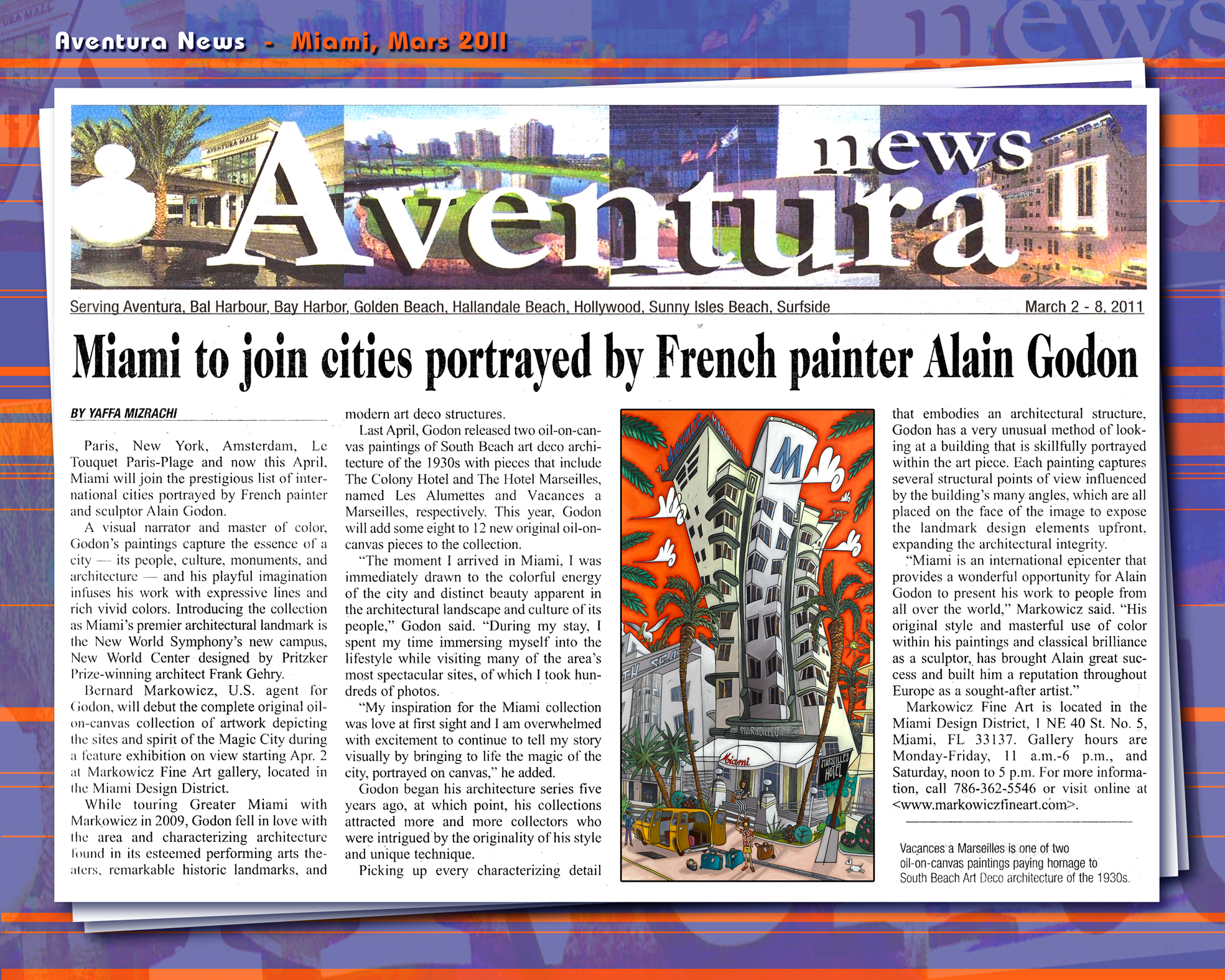 News Aventura - Mars 2011