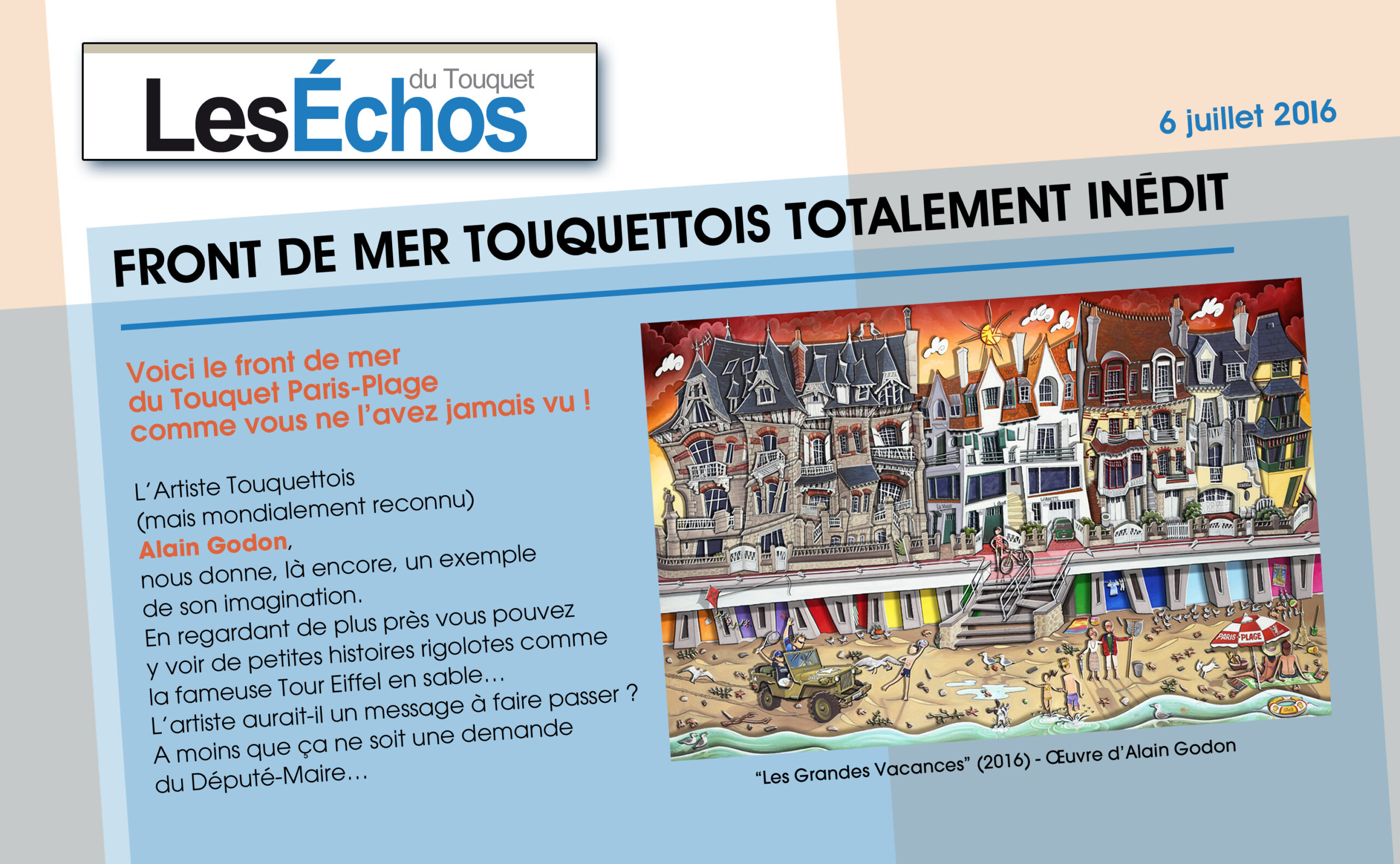 Les Échos du Touquet - Juillet 2016