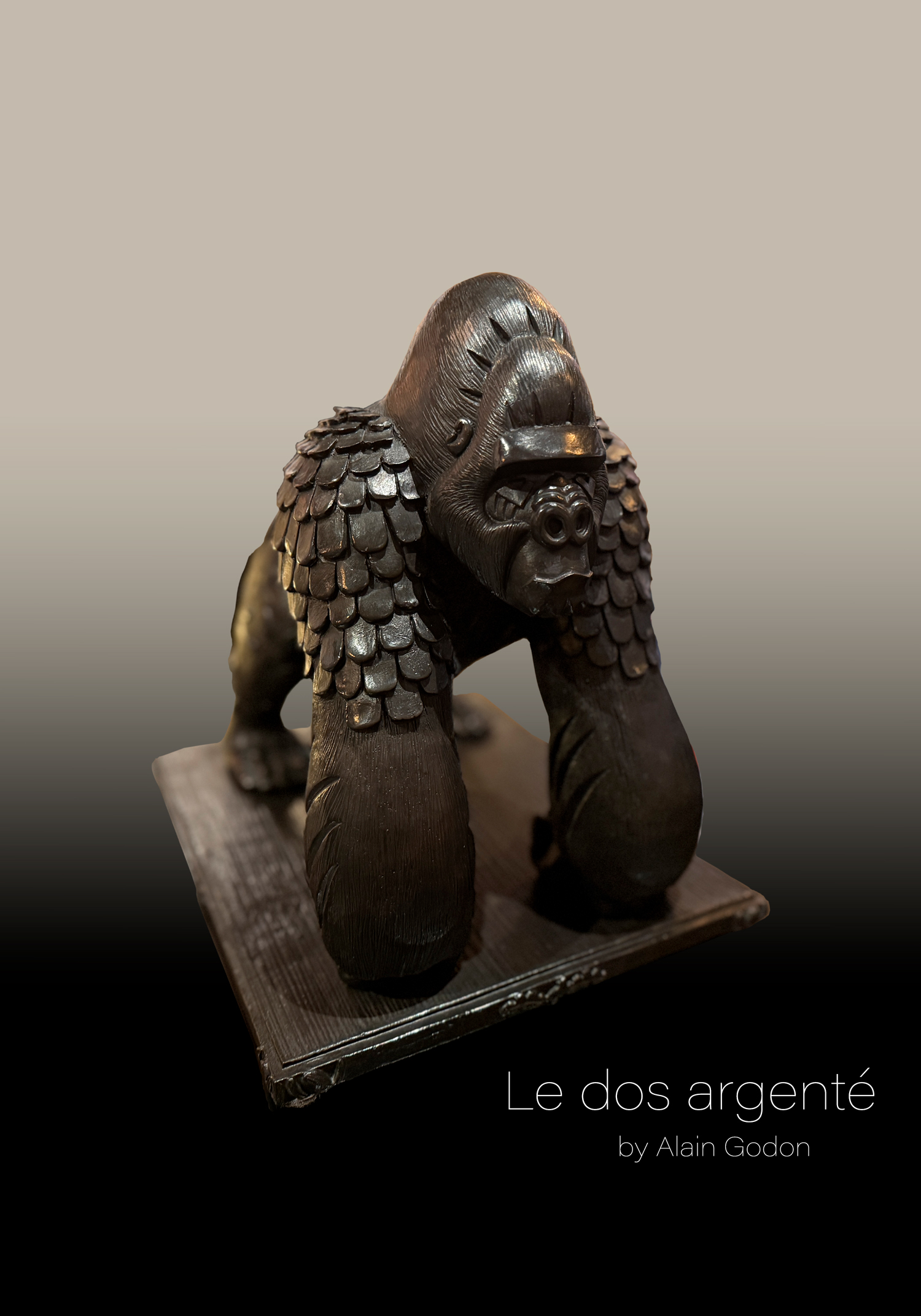 Sculpture - Le dos argenté